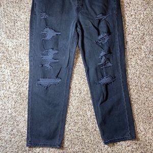 AE high waisted mom jeans